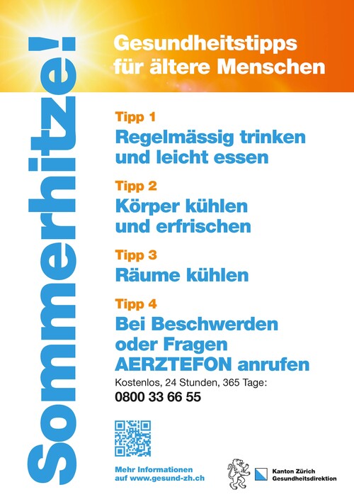 Sommerhitze Plakat klein