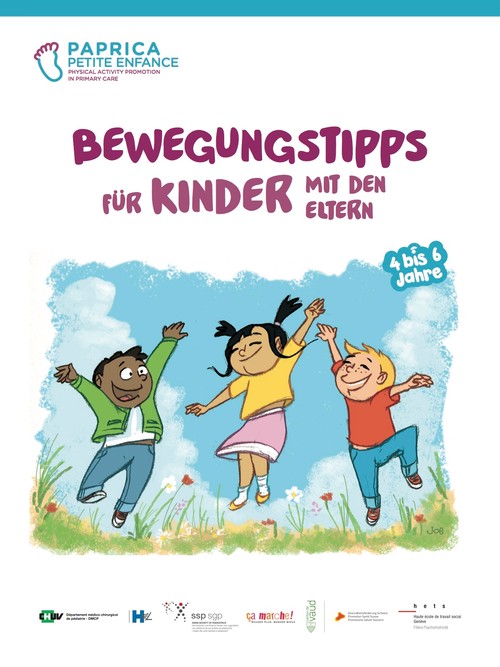 Bewegungstipps für Kinder mit den Eltern