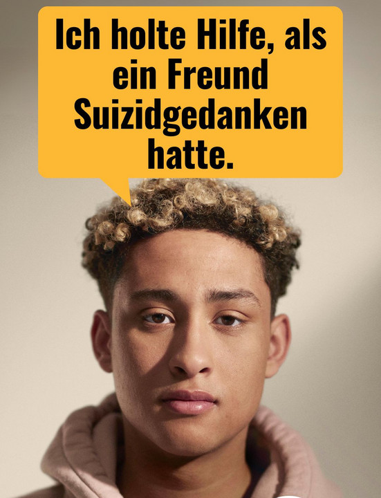 Suizidkampagne - Freund hatte Suizidgedanken, ich holte HIlfe 